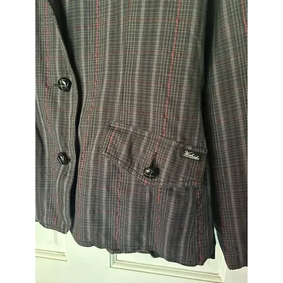 Woolrich Women's XL Plaid Blazer Jacket. Made In China - Picture 4 of 7